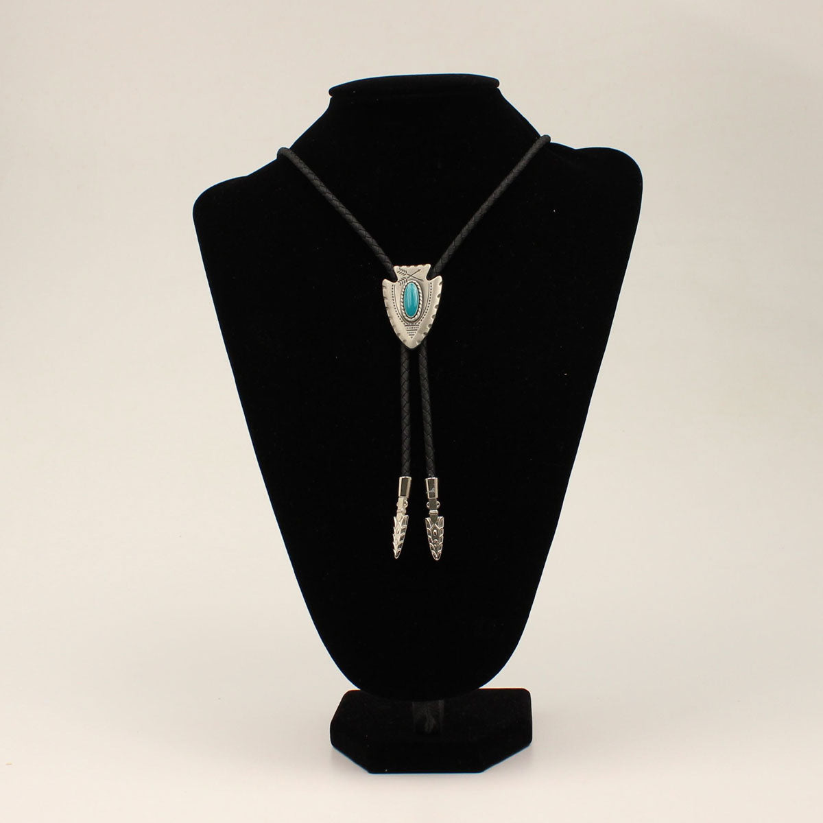 Double S Bolo Tie - Arrowhead