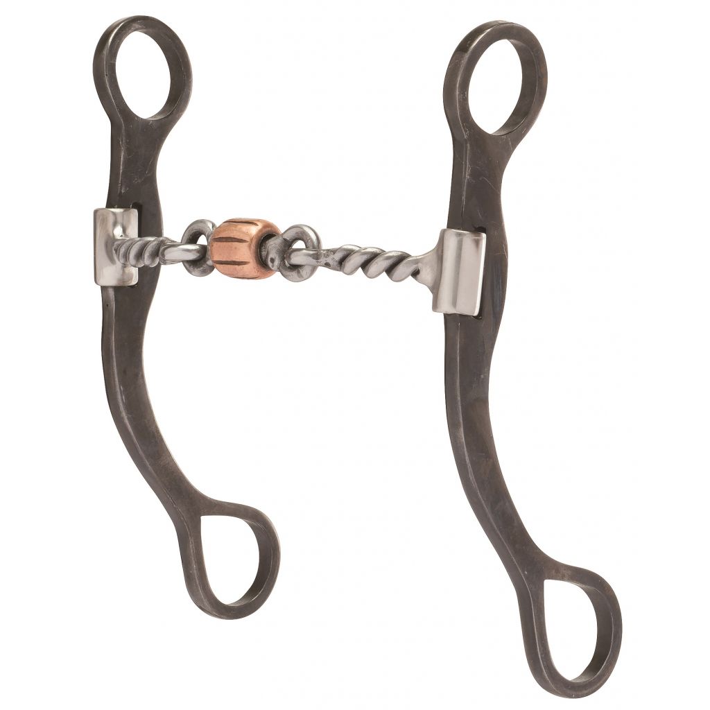 Weaver Professional Shank Bit with 5" Sweet Iron 3-Piece Twisted Wire Mouth