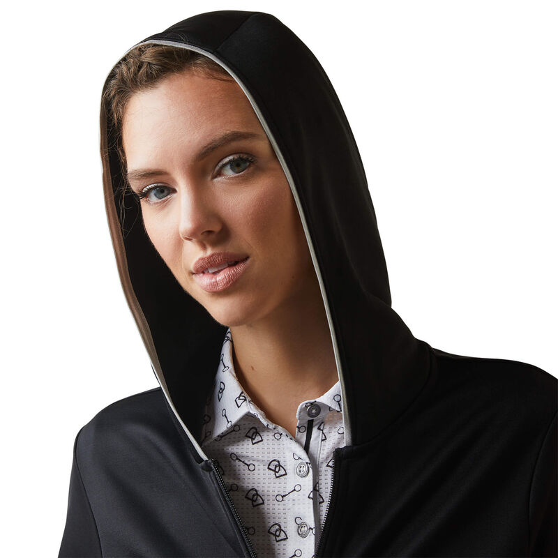 Ariat Womens Bryon Full Zip Hood Black