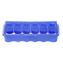Plastic Ground Feeder Small 8in Blue