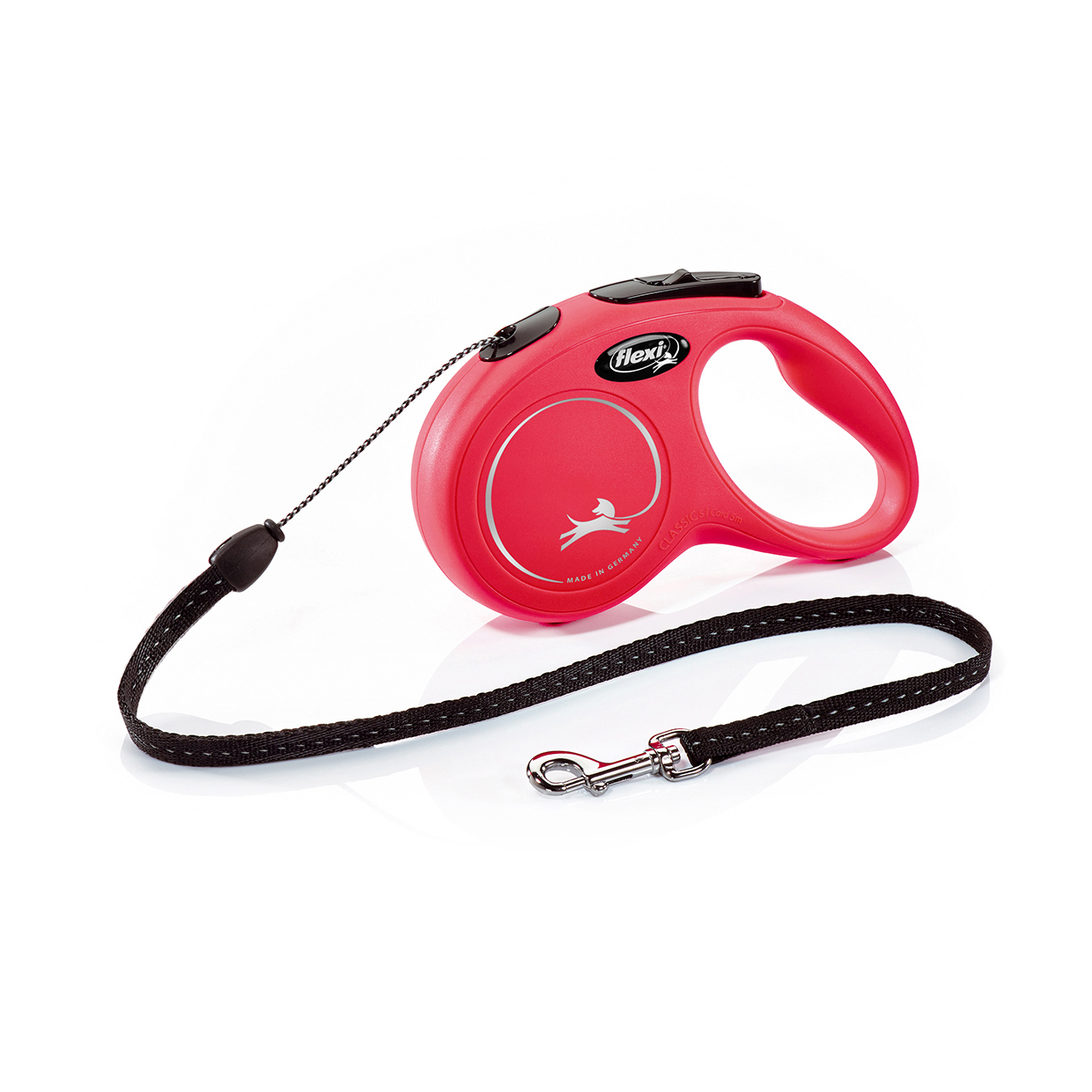 Flexi Classic Cord Leash Small Red