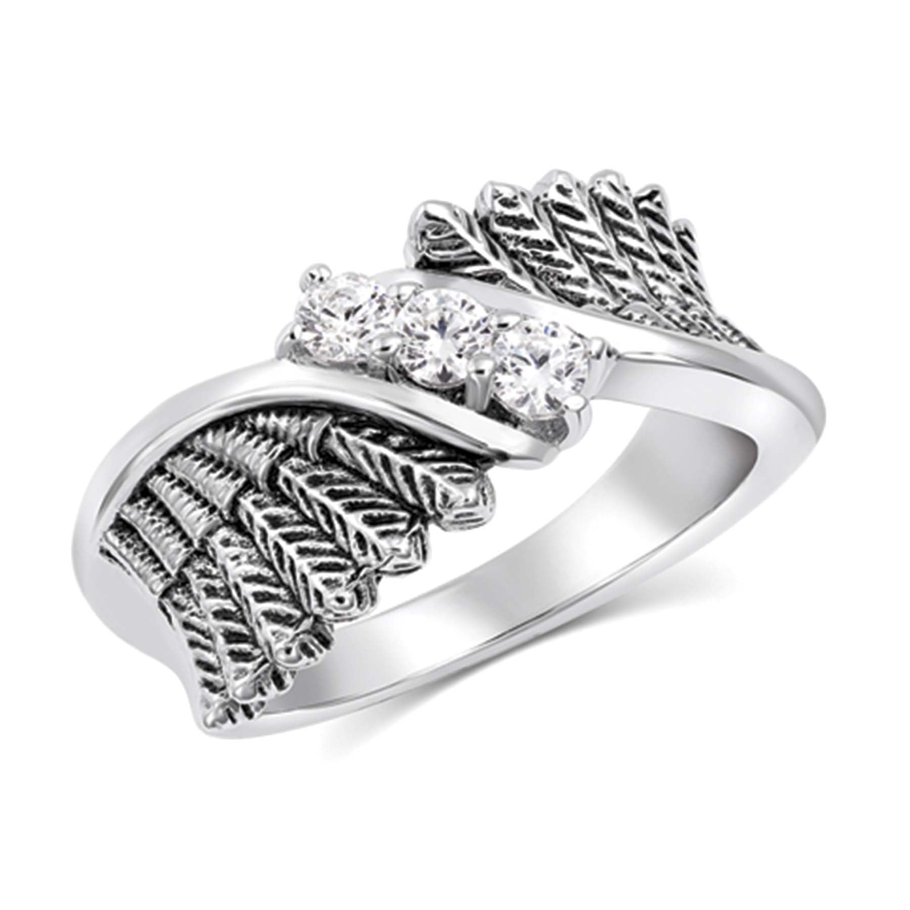 Montana Silversmith Starlight Feather Glory Ring