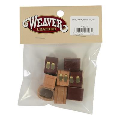 Weaver Leather Loops 5/8" - Brown/Natural