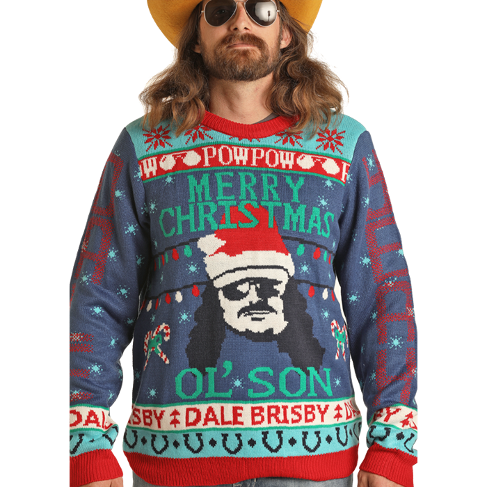 Rock & Roll Dale Ugly Christmas Sweater *FINAL SALE*