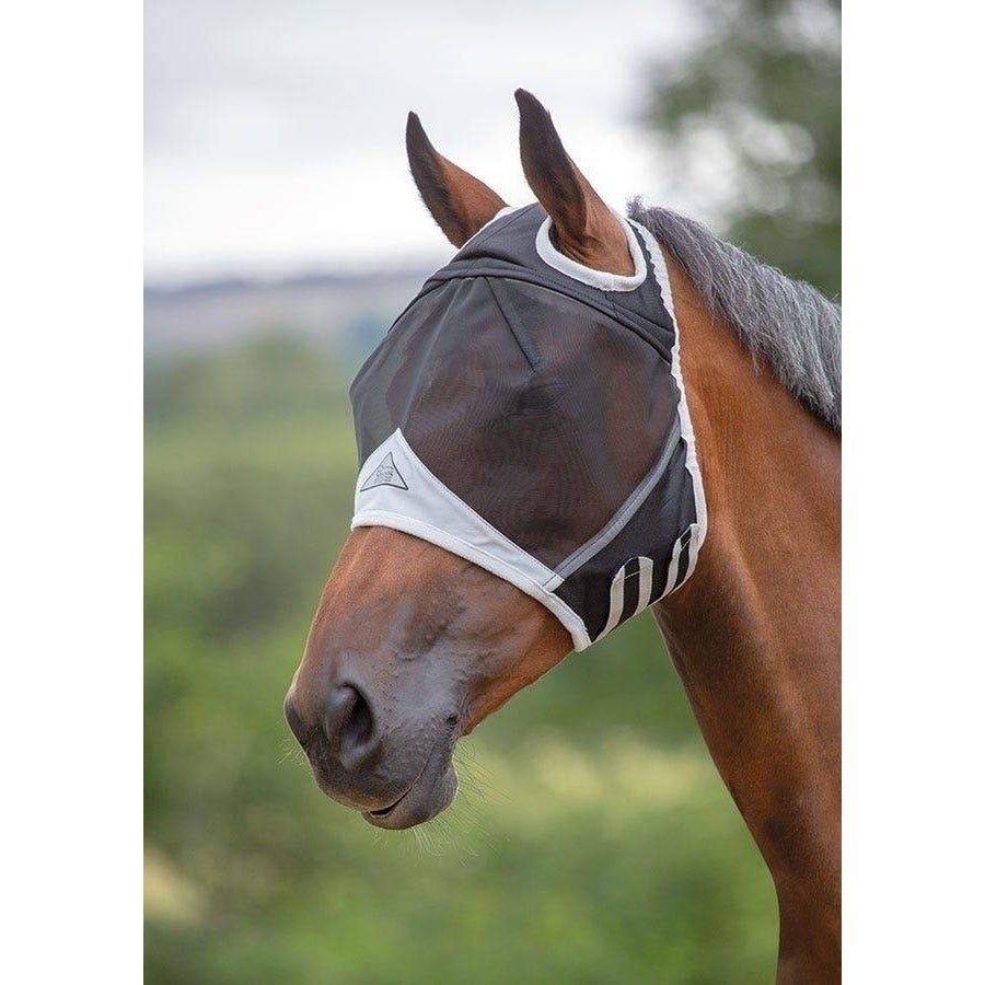 Shires Fine Mesh Fly Mask w/Ear Holes