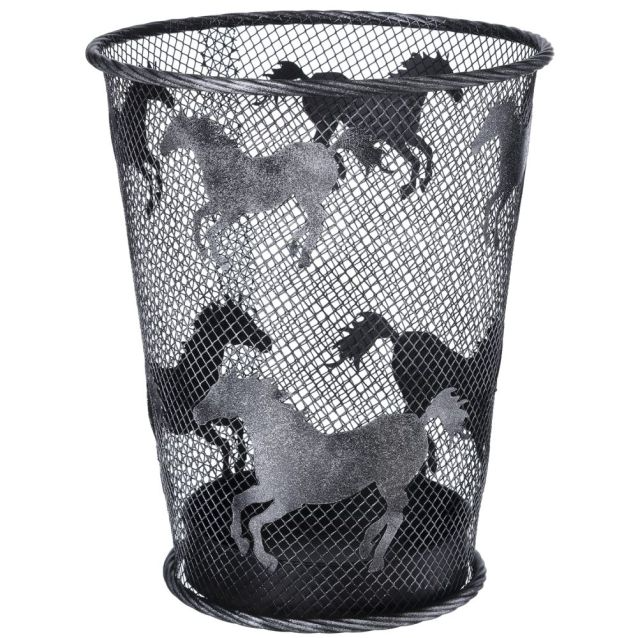 Tough 1 Mesh Wire Horse Wastebasket