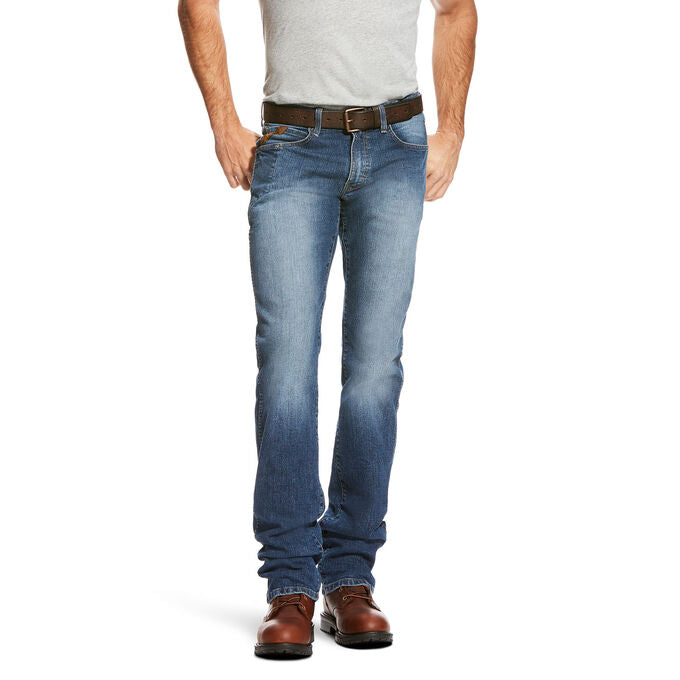 **Ariat Men's Rebar M3 DuraStretch Basic Stackable Straight Jean - Siera