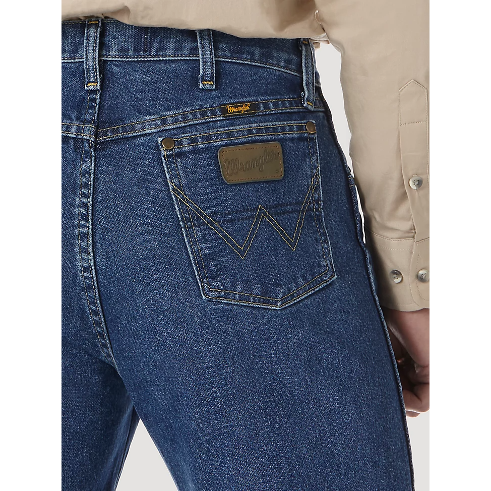 Wrangler Men's George Strait Cowboy Cut Jeans - Heavyweight Stone Denim