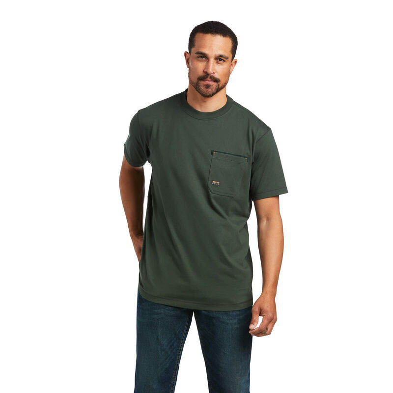 Ariat Men's Rebar Workman T-Shirt - Deep Forest