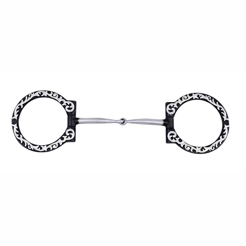 Cowboy Tack Western Dee Ring Snaffle Bit