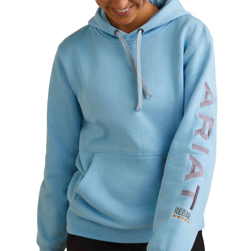 Ariat Women's Rebar Graphic Hoodie - Dutch Canal Heather/Dusk