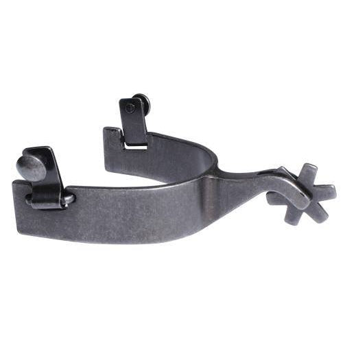 Professional's Choice Cowhand 6 Point Rowel Spurs - Gun Metal