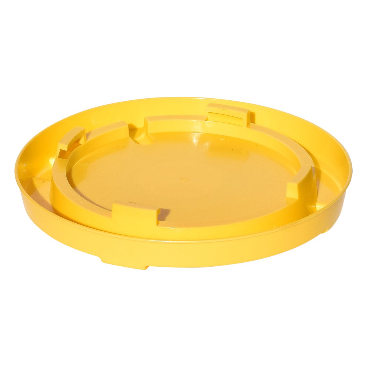 TuffStuff Enclosed Poultry Drinker Gallon Base Yellow