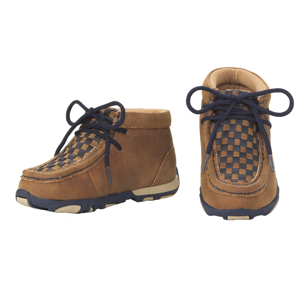 Twister Children's Oliver Chukka Boots - Brown/Navy