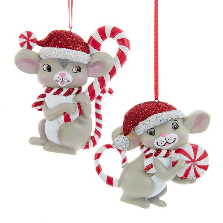 Peppermint Mouse Ornament
