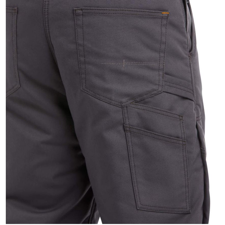 Ariat Men's Rebar DuraCanvas Insulated Bib Coveralls - Grey