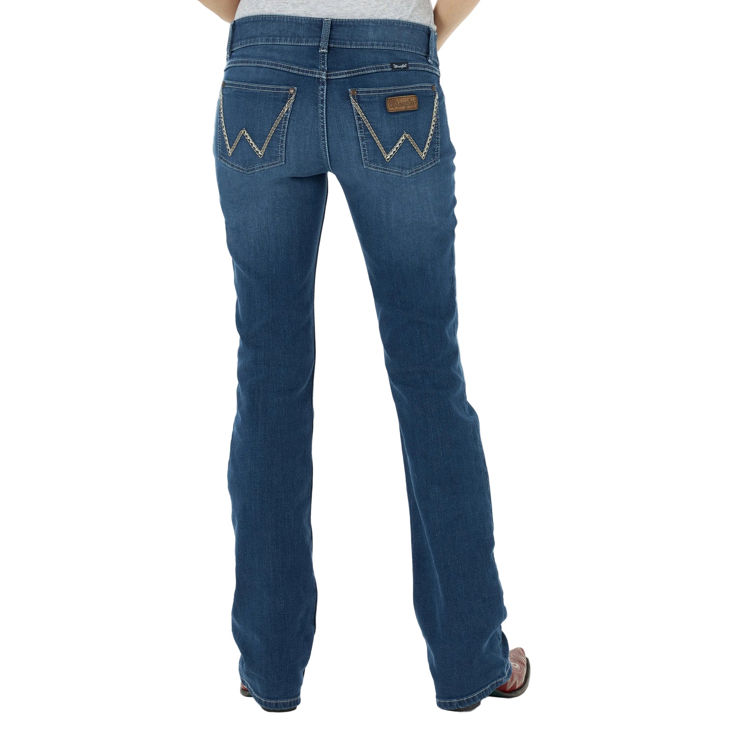 Wrangler Women's Retro Mae Maternity Mid Rise Bootcut Jeans - Allie