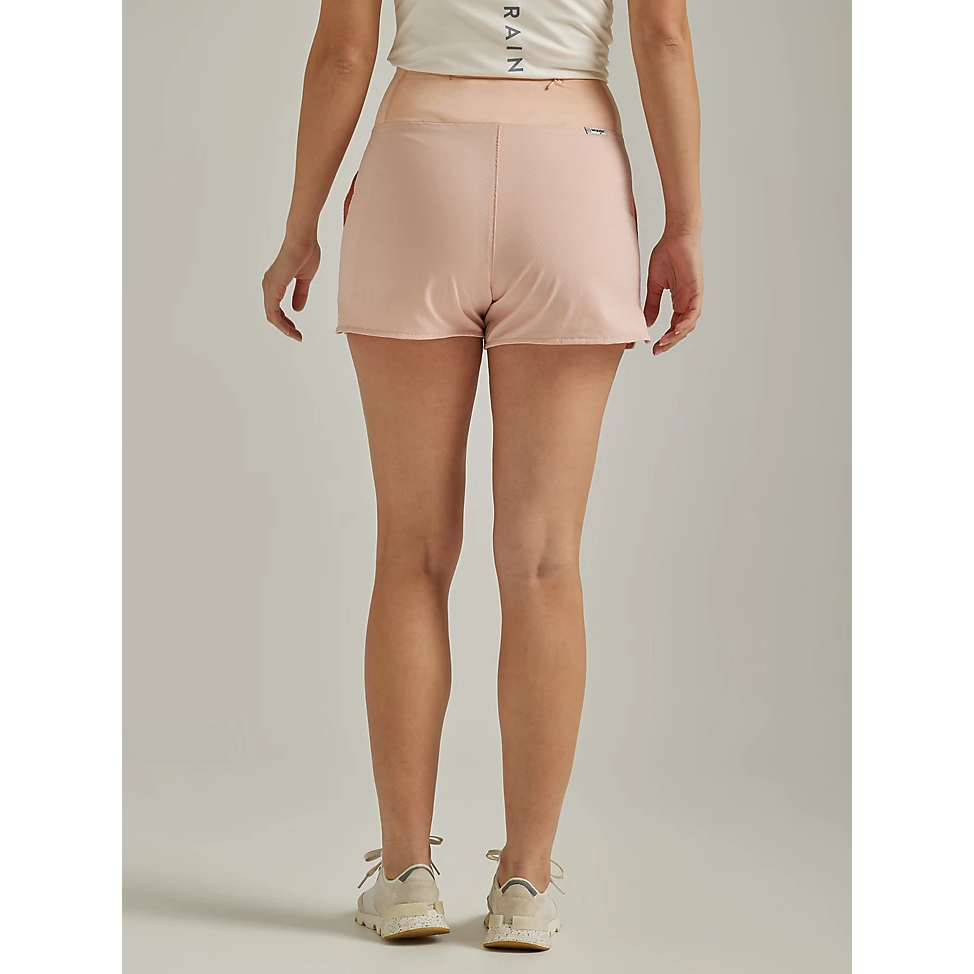 Wrangler Women's ATG Mixed Material Shorts - Rose