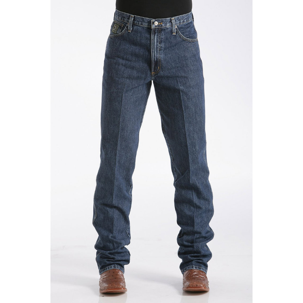 Cinch Men's Green Label Relaxed Tapered Jeans - Dark Stonewash
