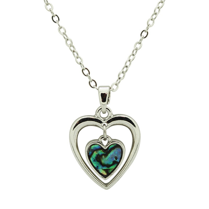 Follow Your Arrow Necklace - Heart in Heart