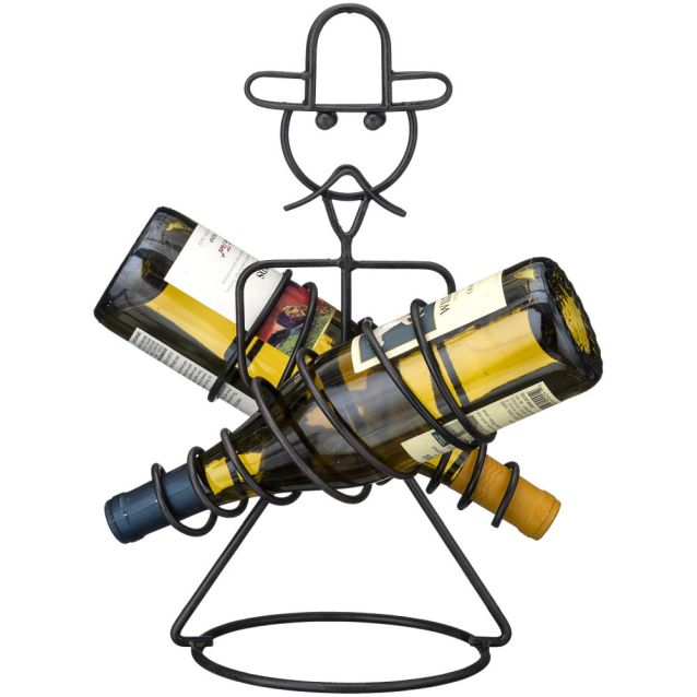Tough 1 Wire Cowboy Wine Holder