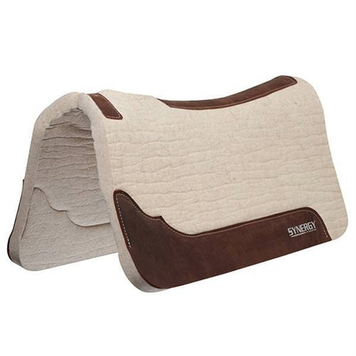 Synergy 1" Steam Pressed 100% Merino Wool Felt Performance Saddle Pad - 31x32