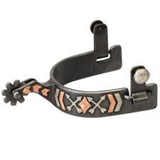 Weaver Mens Arrow Crs Co Row Spur Black