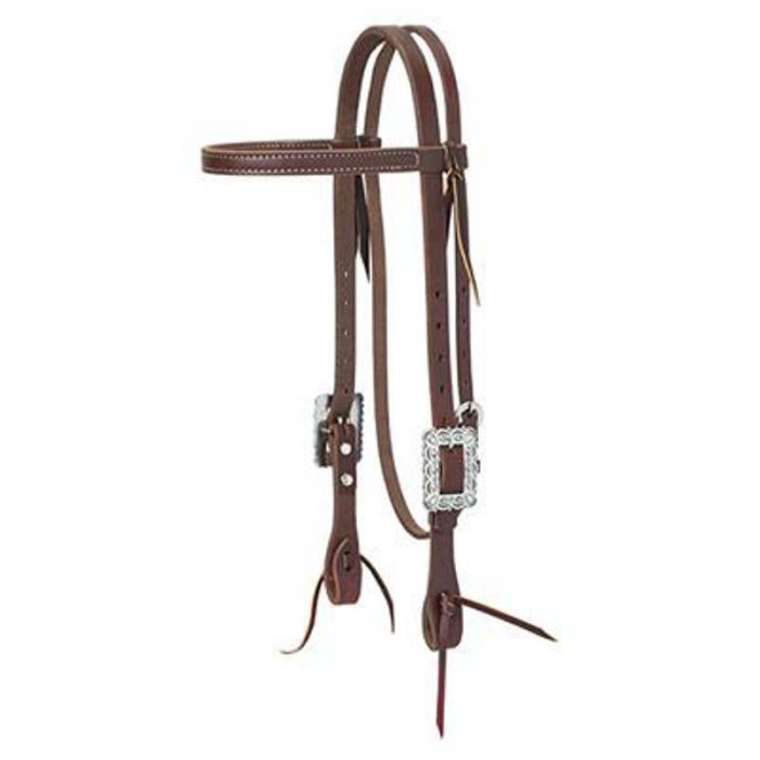 Weaver Leather Working Tack Southwest Scalloped Straight Browband Headstall