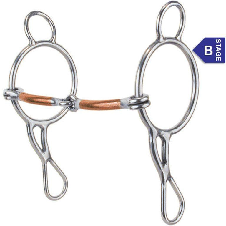 Reinsman Smooth Copper Snaffle Wonder Bit