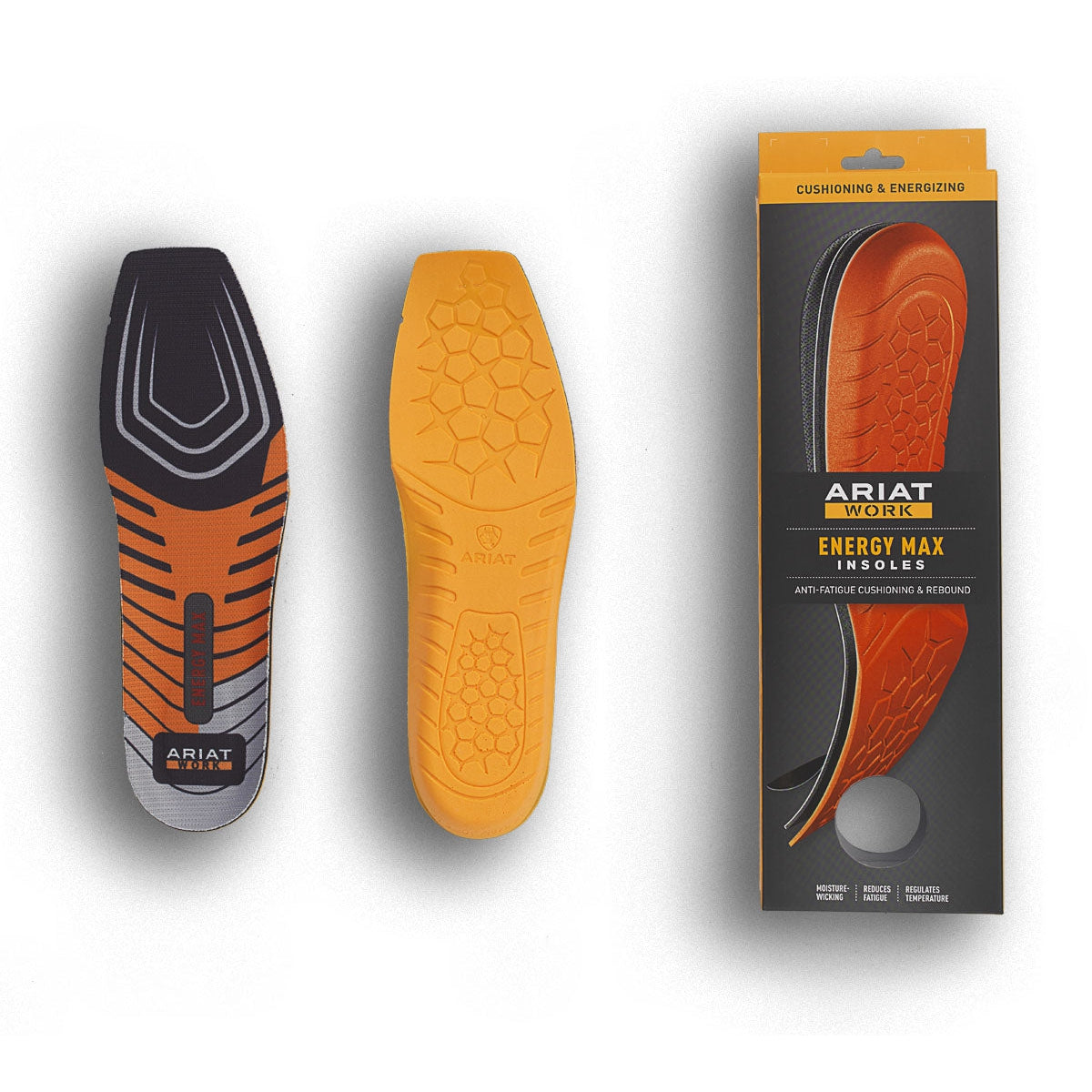 Ariat Men's Energy Max Work Insoles - Wide Square Toe
