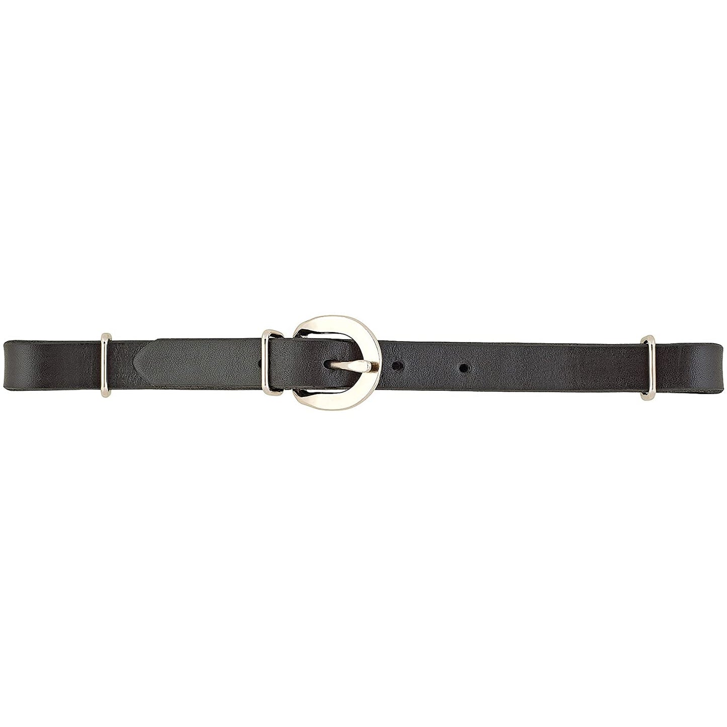Weaver Leather Straight Bridle Leather Curb Strap - Black