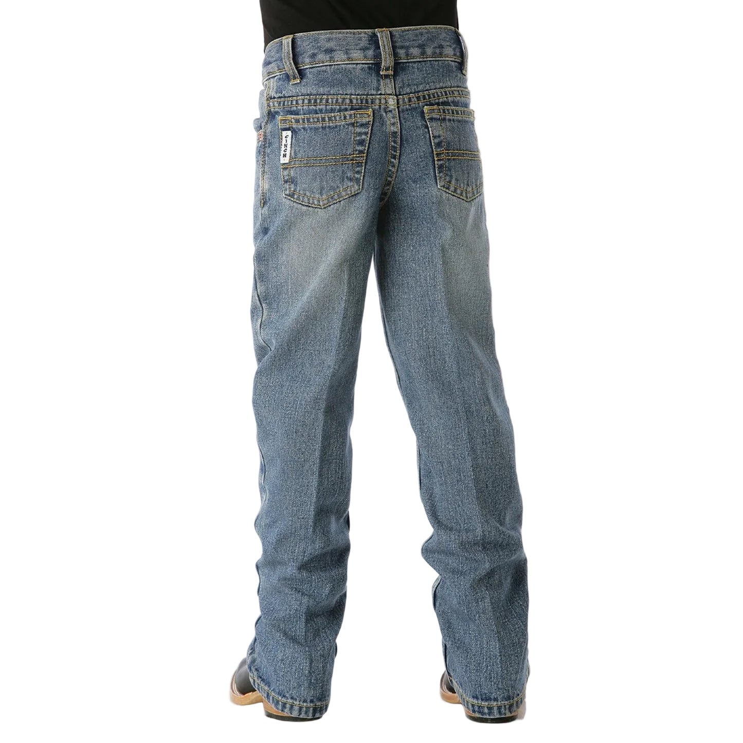 Cinch Boy's White Label Slim Fit Jeans - Light Stonewash - Irvine Tack & Western Wear