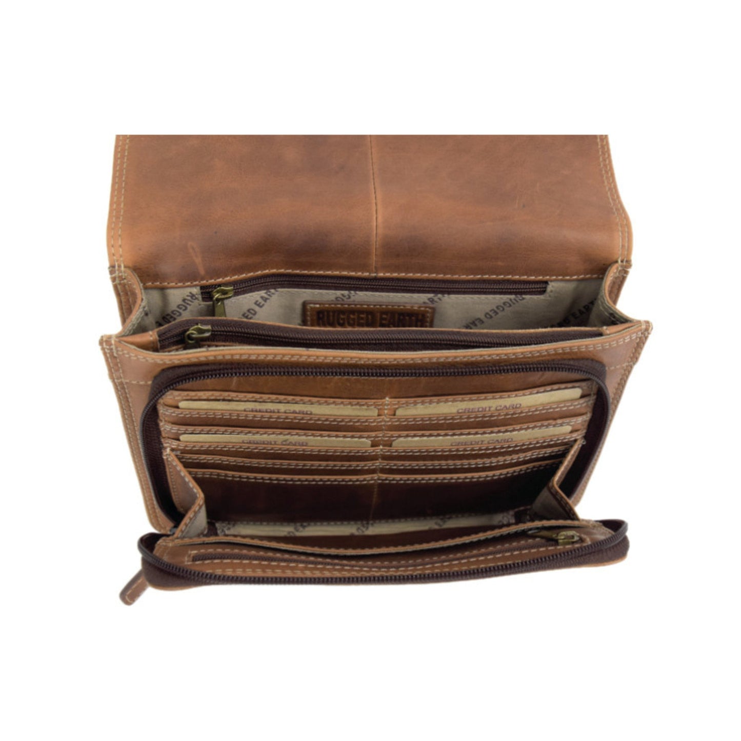 Rugged Earth Leather Purse