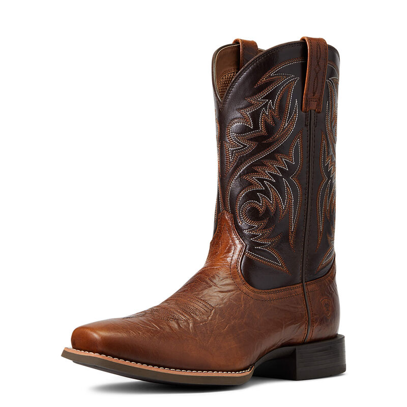 Ariat Mens Sport Herdsman Western Boots - Peanut Butter