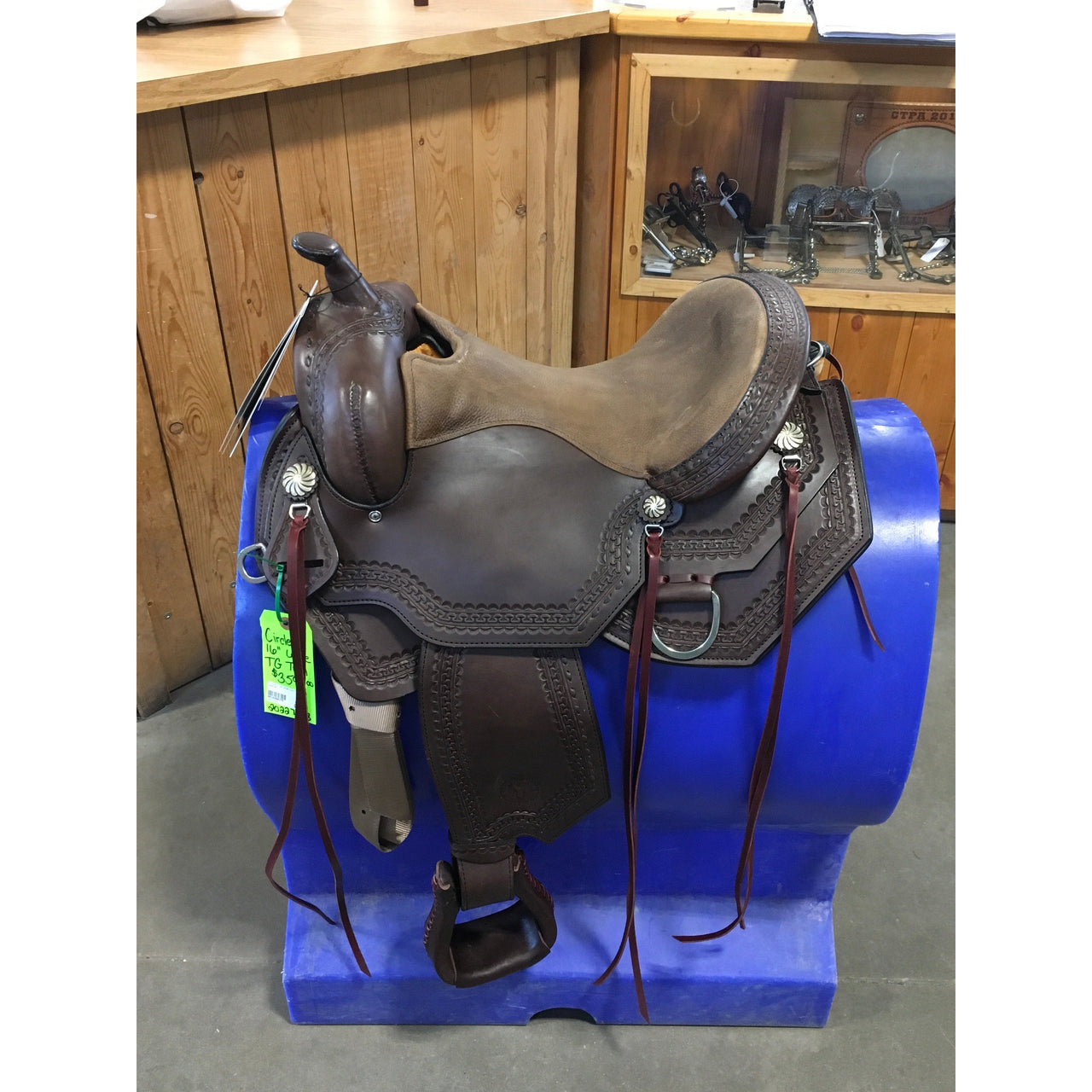 Circle Y 16" Wide Tall Grass Trail Saddle