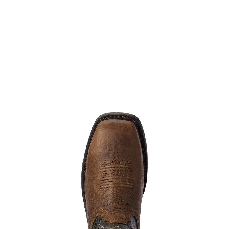 Ariat Men's WorkHog Wide Square Toe MetGuard CSA Composite Toe Work Boots - Ridge Brown - Irvine Tack & Western Wear