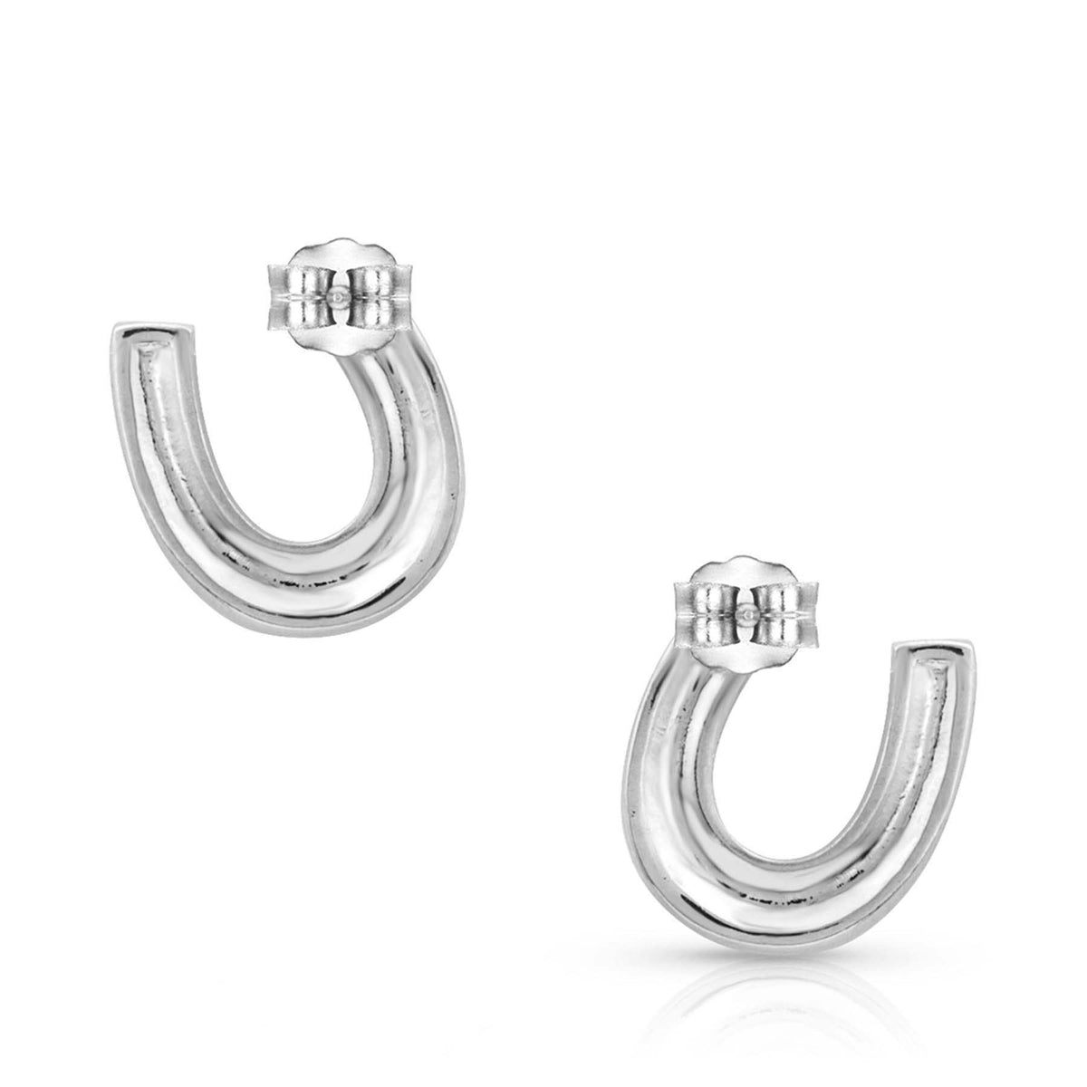 Montana Silversmiths Crystal Clear Stuck on Luck Post Earrings