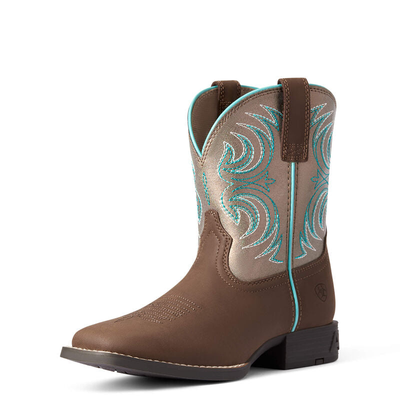**Ariat Youth Storm Western Boots - Rich Clay