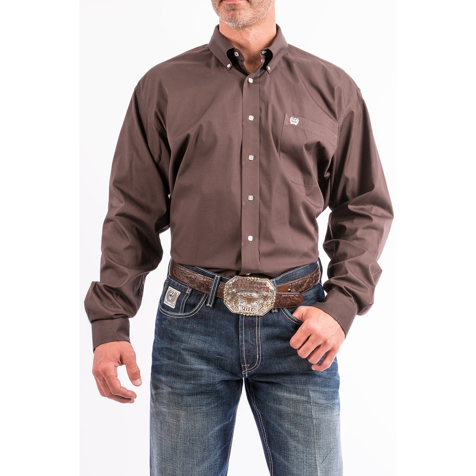 Brown Long Sleeve Shirt