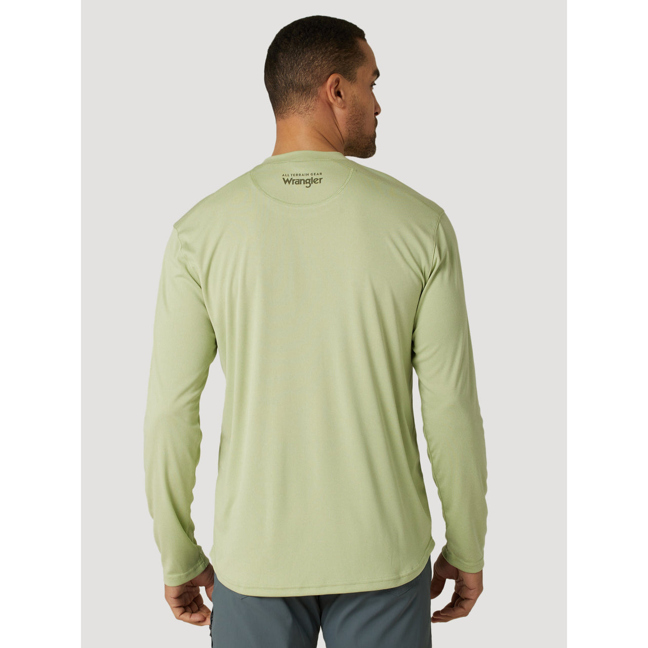 Wrangler Men's Outdoor LS Knit Shirt