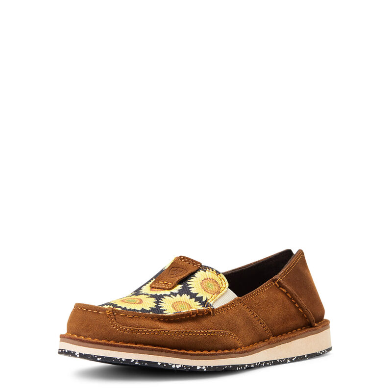 Ariat Womens Cruiser Shoes Peanut Sunflowers