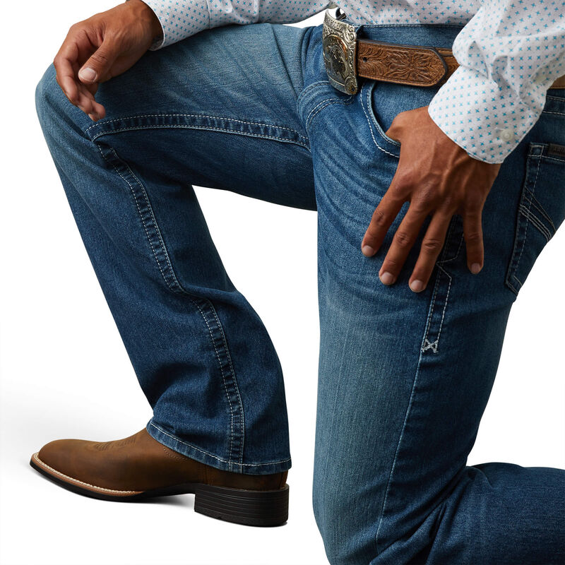 **Ariat Mens M5 Straight Devon Straight Jeans - Bayou