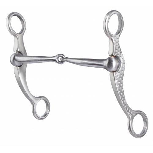 Professional's Choice Rasp Cheek Smooth Snaffle Bit