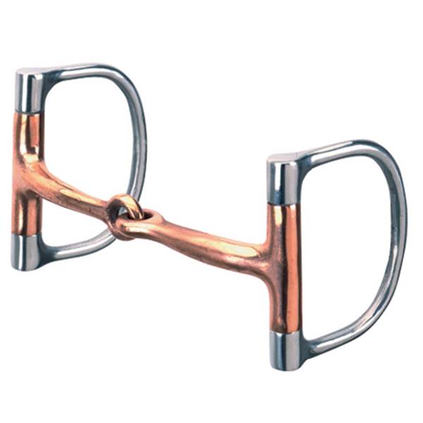 Weaver 5" Copper Plated Dee Ring Bit - Irvine Tack & Western Wear