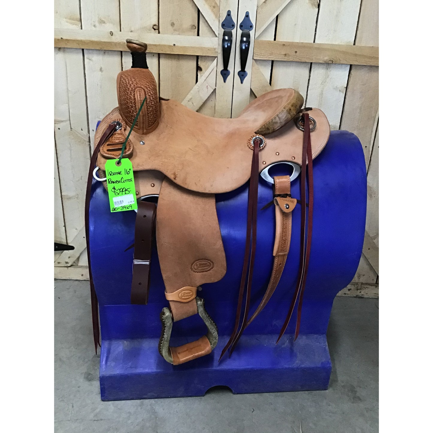 Irvine 16" Ranch Cutting Saddle