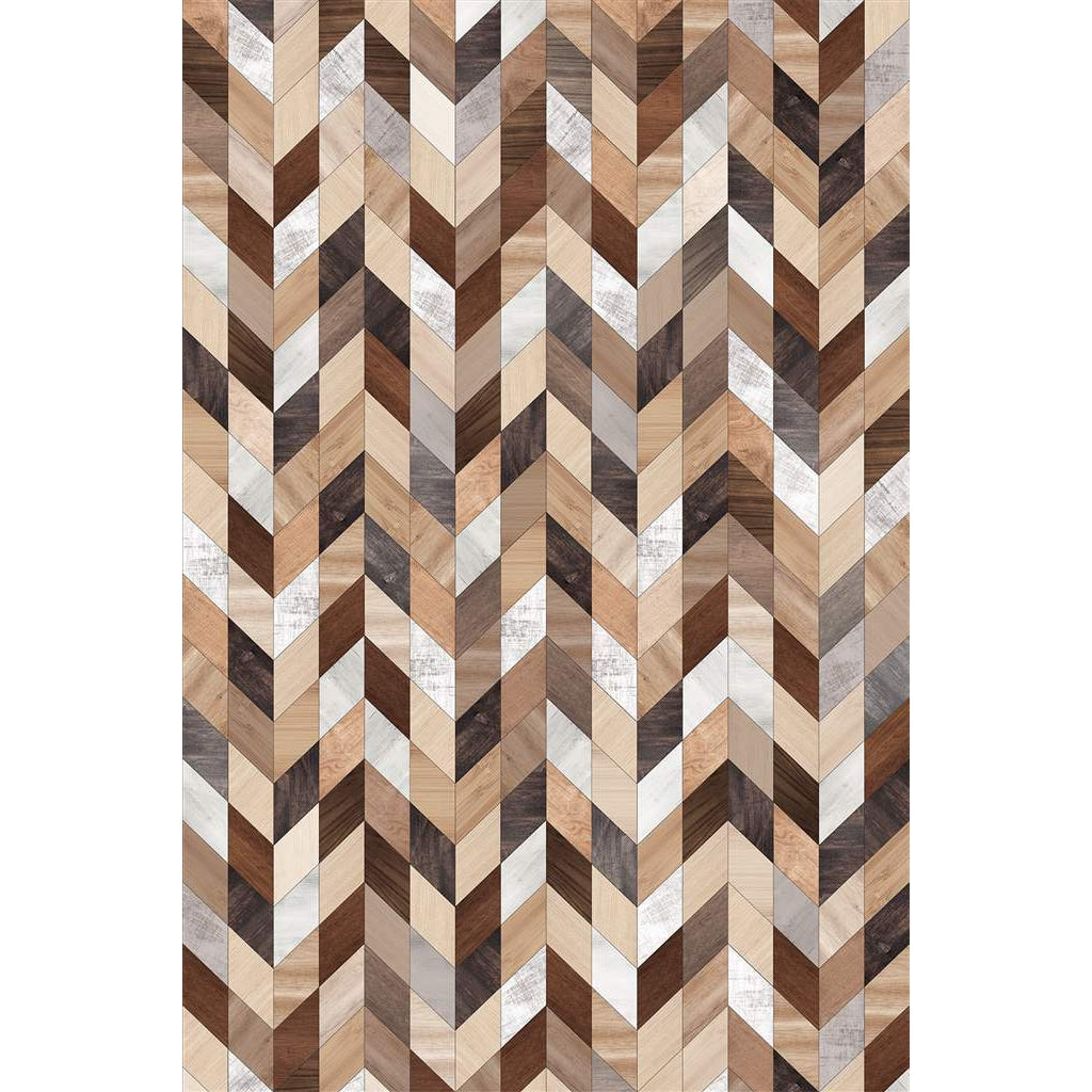Edenborough 2x3' Rectangle Vinyl Mat - Marquetry