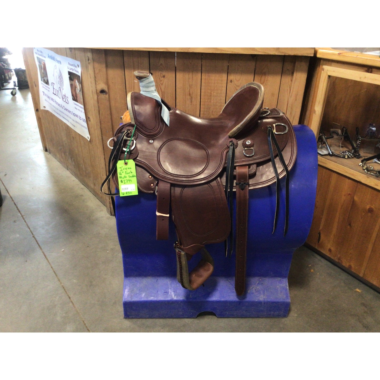 Irvine 16" A Fork Mule Saddle