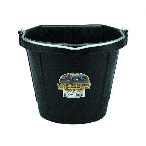 Black Bucket Flat back 20 qt