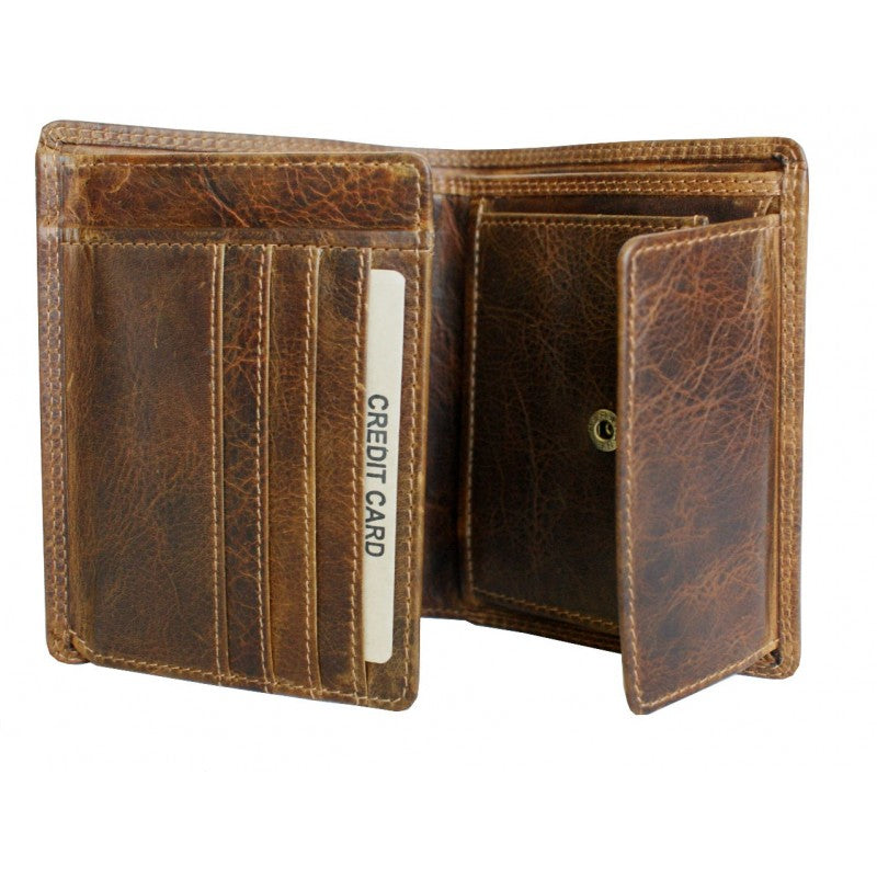 Rugged Earth Leather Wallet