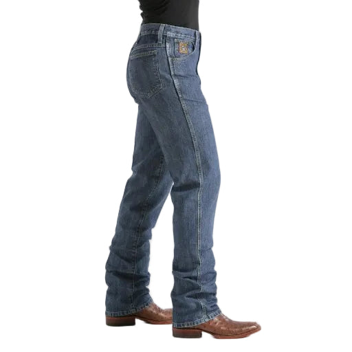 Cinch Mens Slim Fit Bronze Label Jeans - Dark Stonewash - Irvine Tack & Western Wear